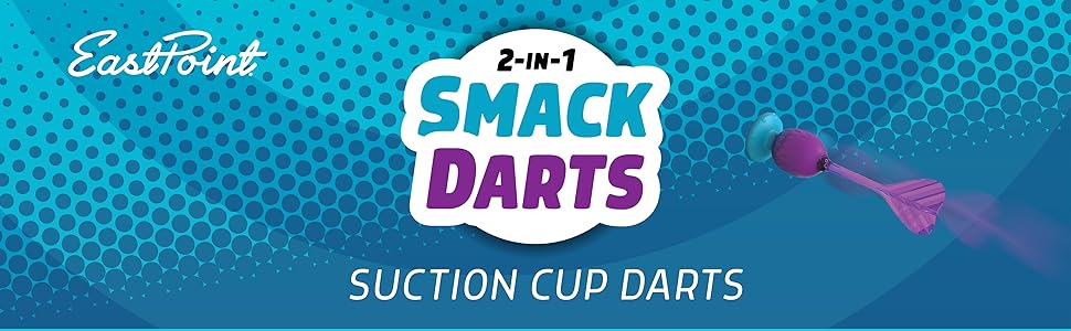 EastPoint Smack Darts - Juego de diana convertible con ventosa 2 en 1