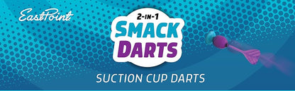 EastPoint Smack Darts - Juego de diana convertible con ventosa 2 en 1
