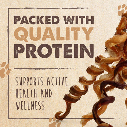 Mighty Paw Naturals - Palitos masticables rizados para perros \u201...