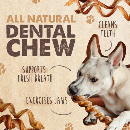 Mighty Paw Naturals - Palitos masticables rizados para perros \u201...
