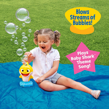 Little Kids Baby Shark - Máquina musical de burbujas SIN derrames,...