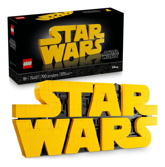 Lego Star Wars Logo De Star Wars Construido Con Ladrillo
