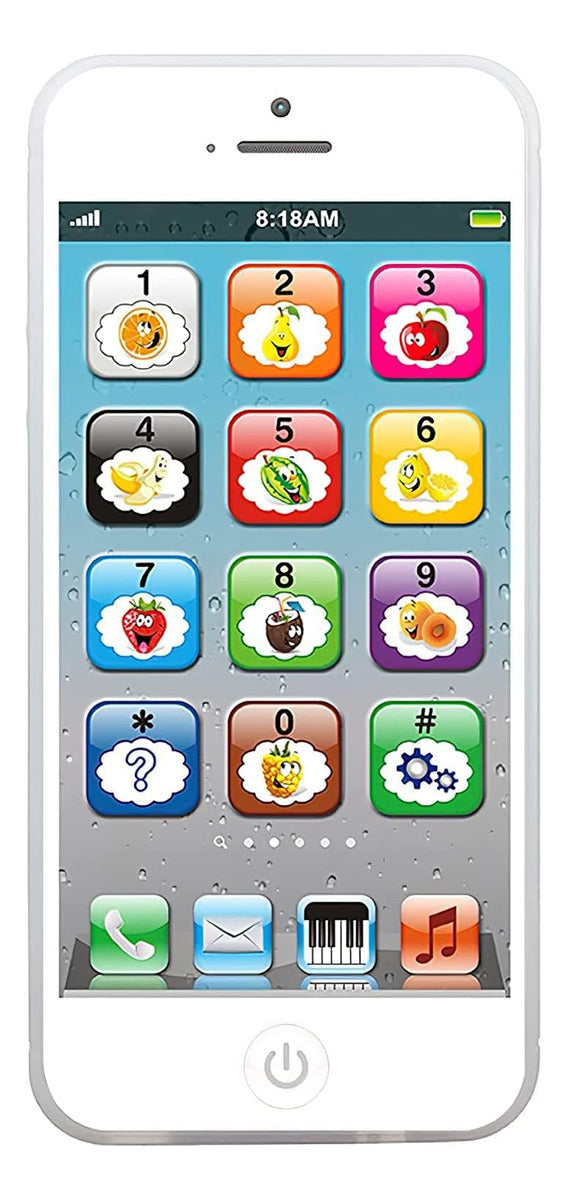 Juguete De Aprendizaje Teléfono Celular De Juego Con 8 Funci