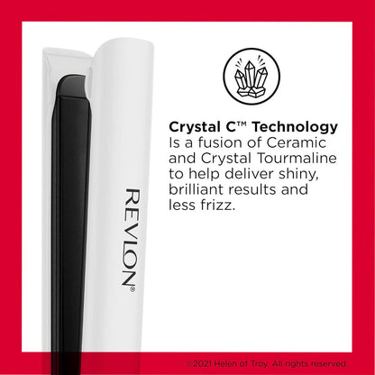 Revlon Crystal C + Plancha Digital De Cerámica Para El Cabel