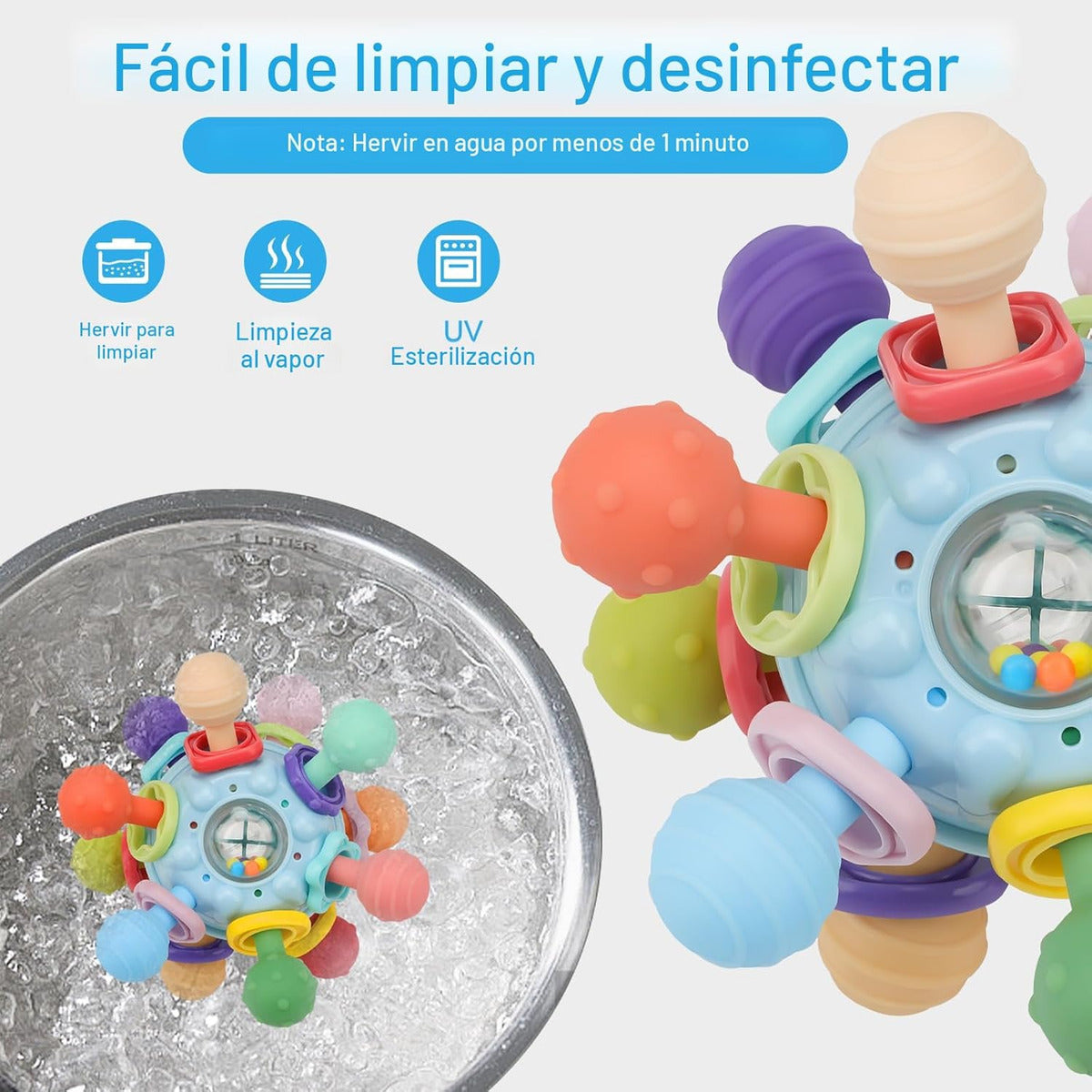 Juguetes Sensoriales Montessori Para Bebés De 0-6 6-12 Meses