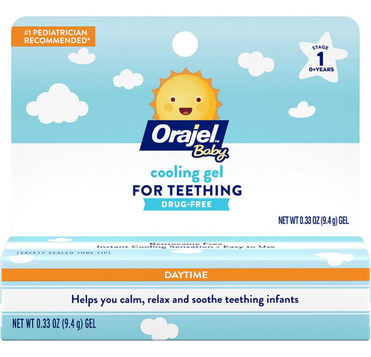 Orajel Gel De Enfriamiento Diurno Para Dentición De Bebé, Si