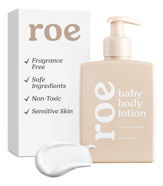 Roe Wellness - Loción Hidratante Para Bebés Sin Fragancia |