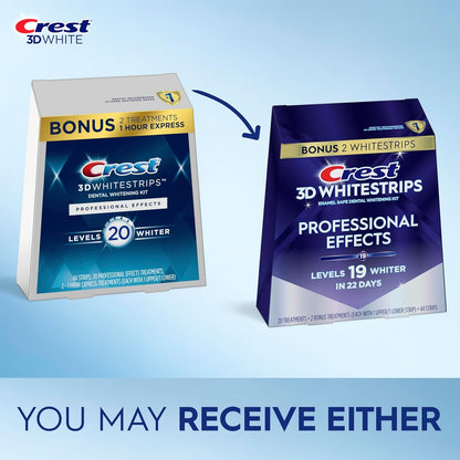 Crest Whitestrips En Blanco Y Tratamientos De 3d White Luxe