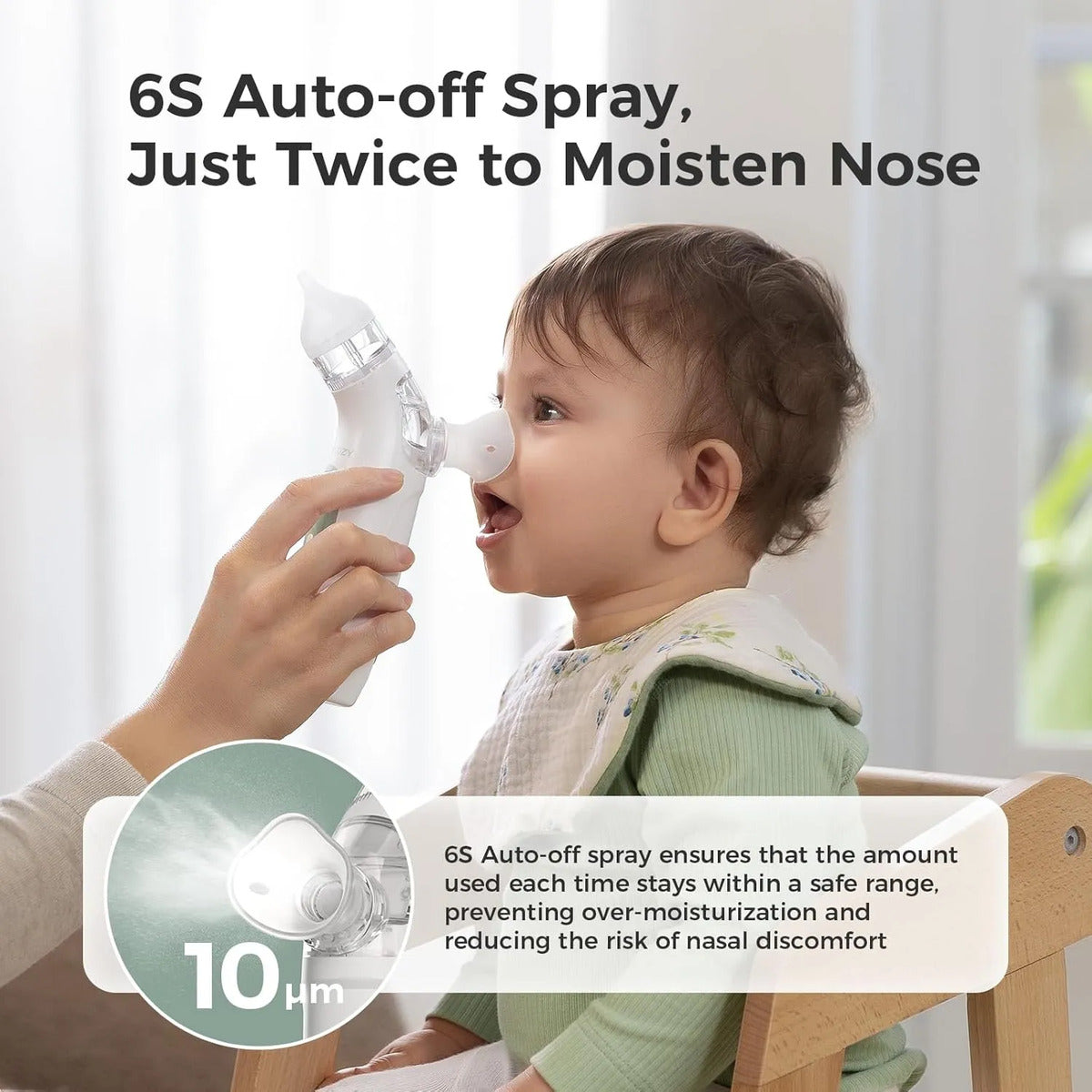 Momcozy Breezyclear Aspirador Nasal Eléctrico 2 En 1 Para B