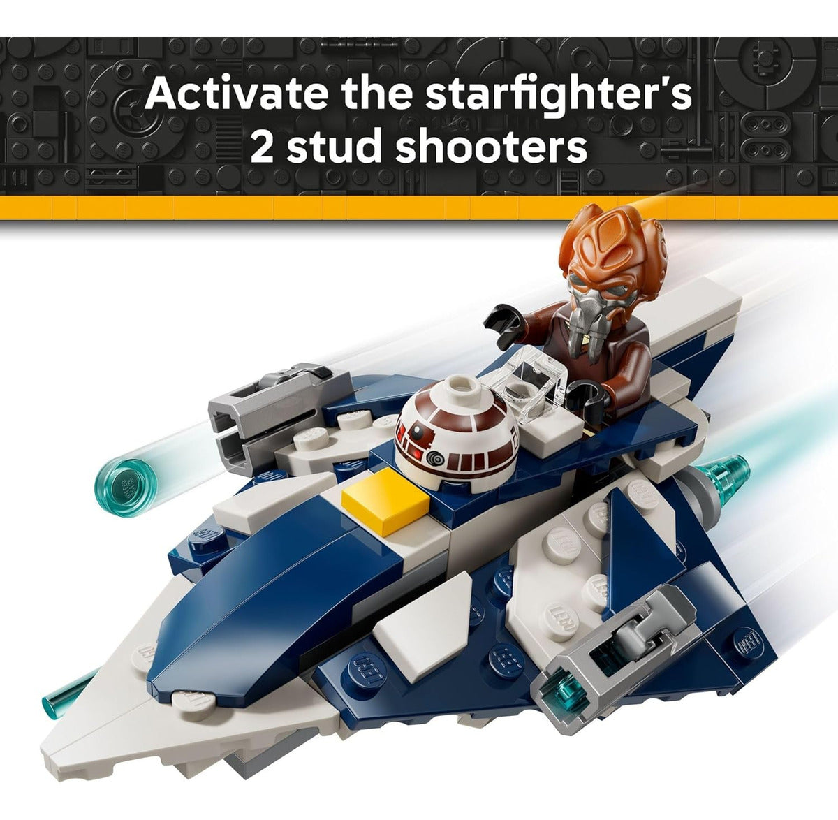 Lego Star Wars Plo Koon's Jedi Starfighter Microfighter