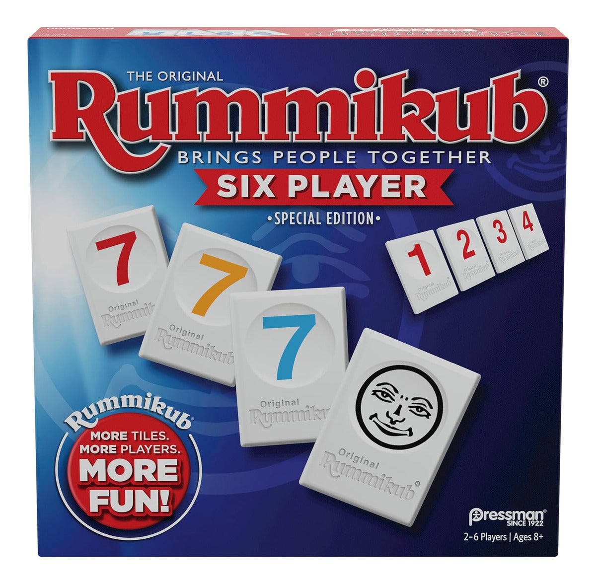 Rummikub Edición Para Seis Jugadores, El Clásico Juego De Fi