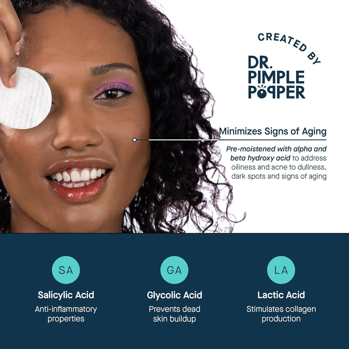 Slmd By Dr. Pimple Popper - Almohadillas De Tóner Aha Bha S
