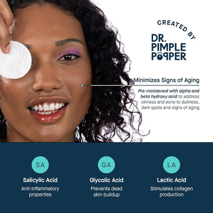 Slmd By Dr. Pimple Popper - Almohadillas De Tóner Aha Bha S