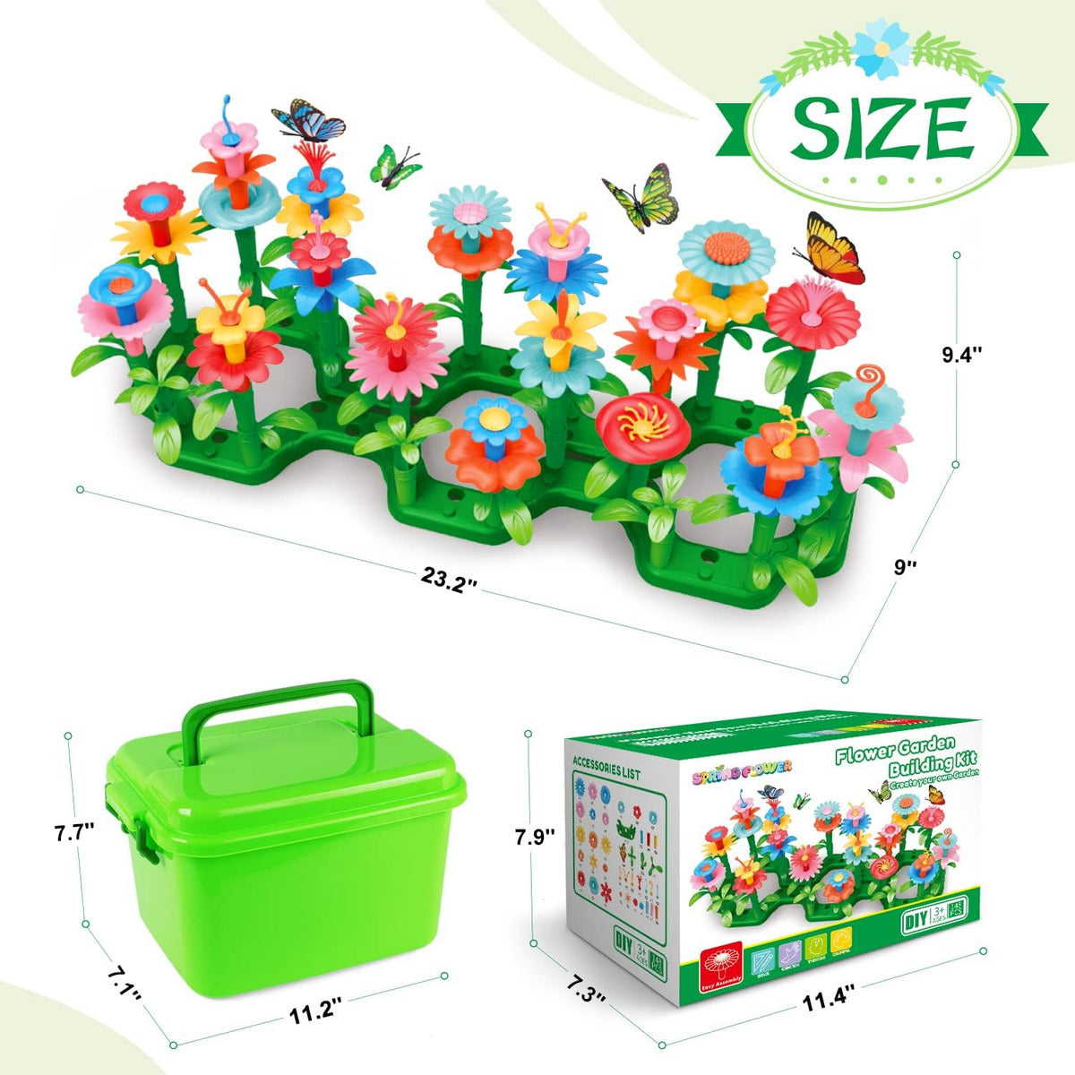 Springflower Juguetes Para Niñas De 3, 4, 5, 6, 7 Años, Kit