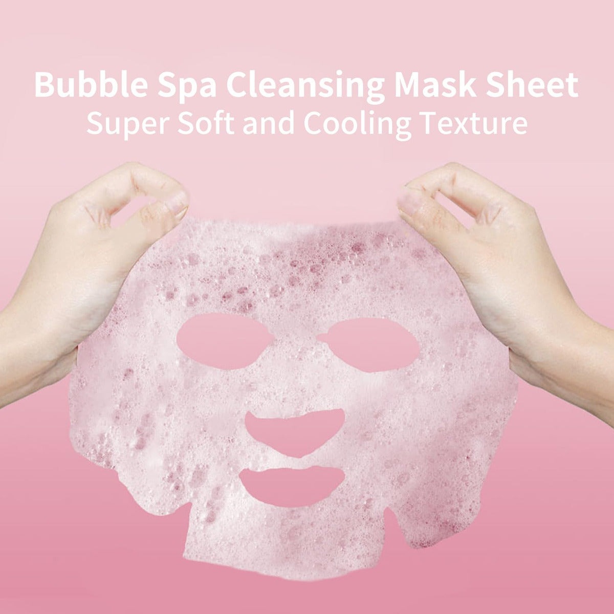 Paquete De 10 Mascarillas Faciales De Burbujas Rosa O2 Para