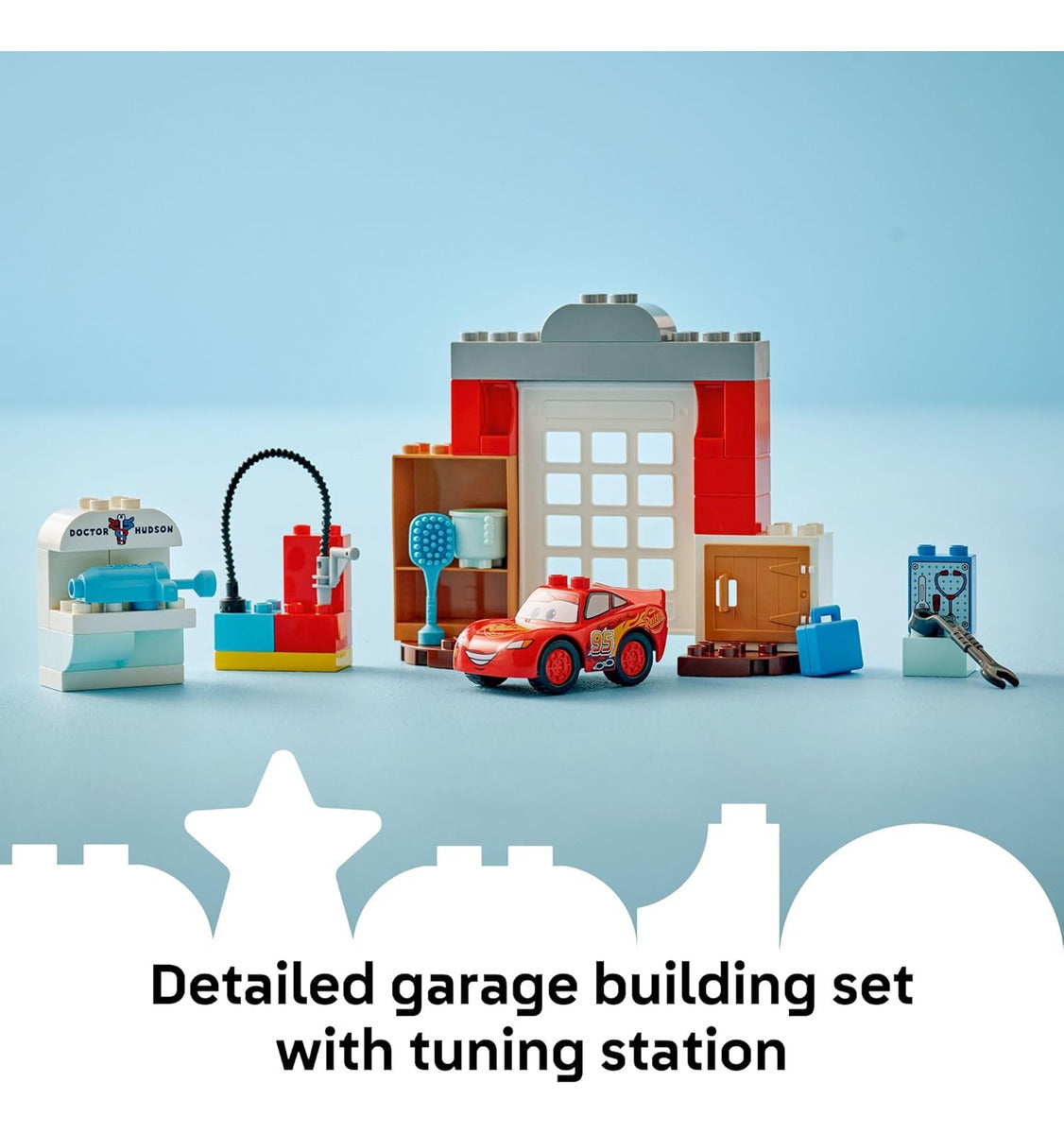 Lego Duplo Disney And Pixar Cars Mcqueen Visit To Doc's Gara