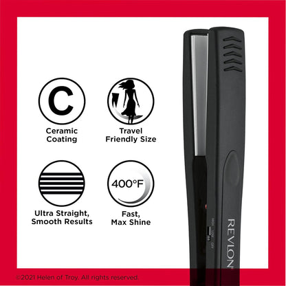 Plancha Para Cabello De Crámica De Tamaño Medio Revlon Rvst2