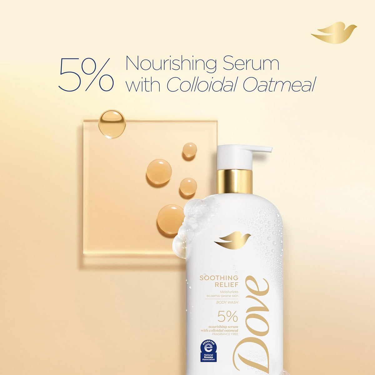 Dove Jabón Corporal Sin Fragancia Para Alivio Y Humectación,