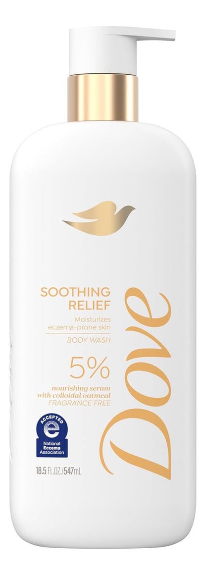 Dove Jabón Corporal Sin Fragancia Para Alivio Y Humectación,