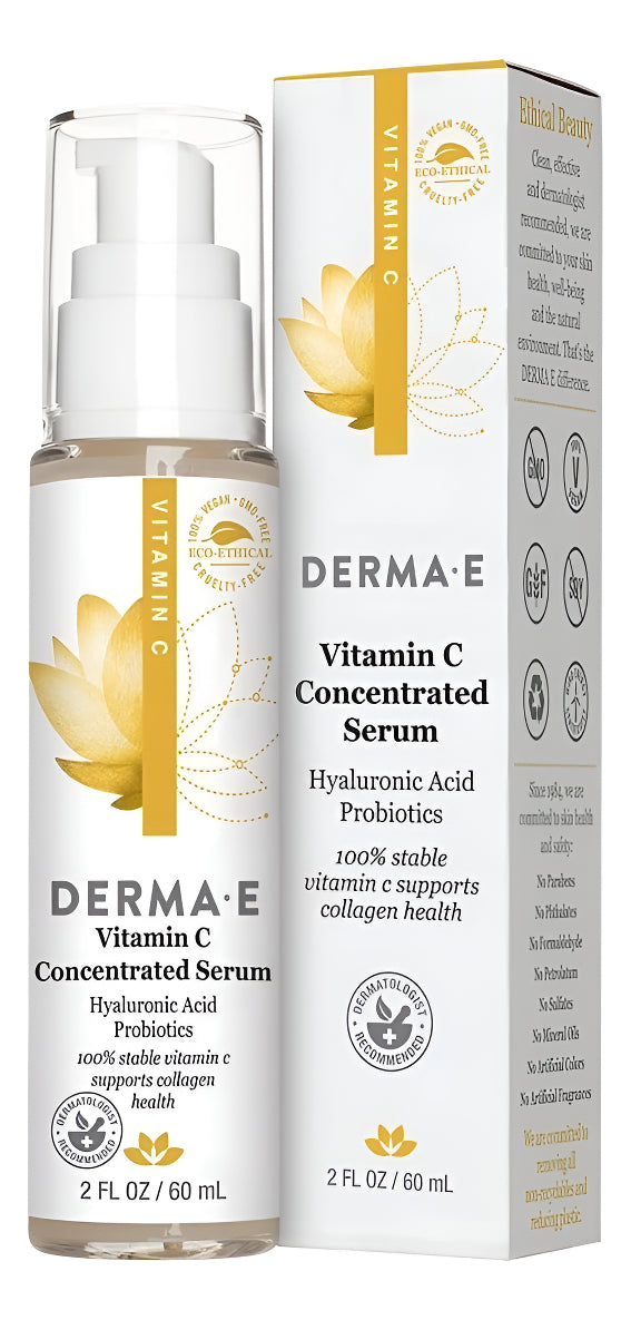 Suero Concentrado De Vitamina C, De Derma E, 2 Onzas Líquida