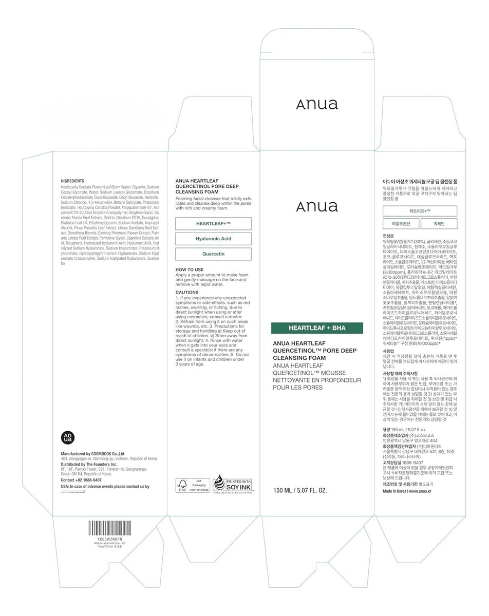 Anua Heartleaf - Espuma Limpiadora Profunda De Poros De Quer