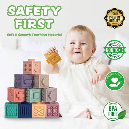 Springflower Juguetes Montessori 3 En 1 Para Bebés De 0-3-6-