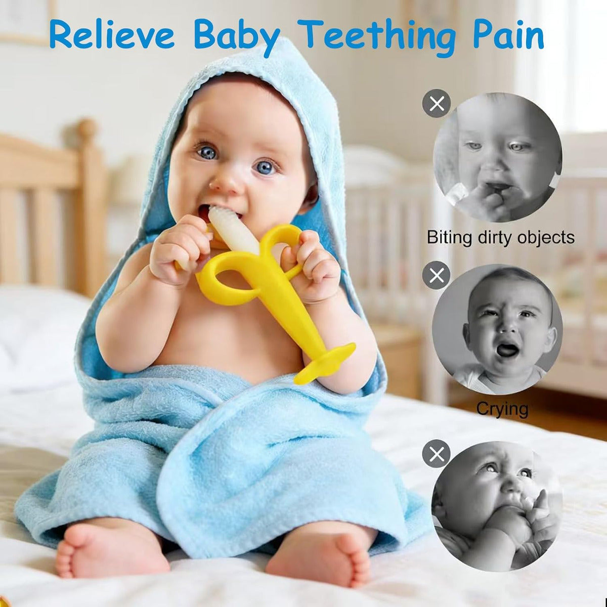 Juguetes De Dentición Para Bebés De 3-6 Meses, Mordedor De S