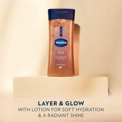 Vaseline Aceite Corporal Brillante Vanilla Cocoa Sunlit Glow Cacao