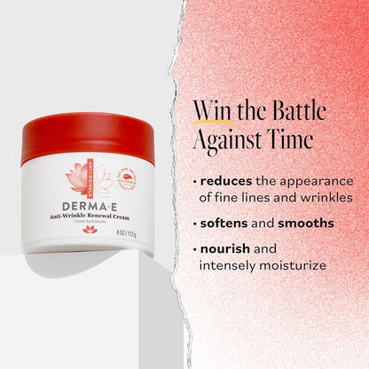 Derma E Crema Antiarrugas Para La Piel Renovadora - Crema De