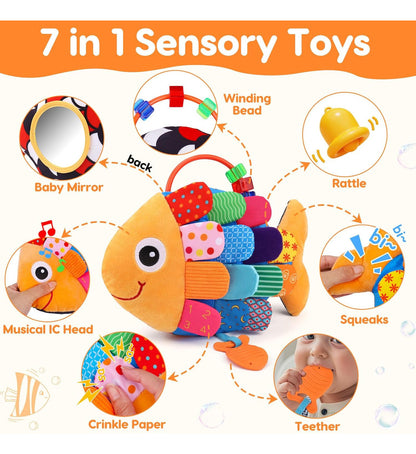 Juguetes Sensoriales Para Bebés De 0 A 6 Meses, Juguete Mus