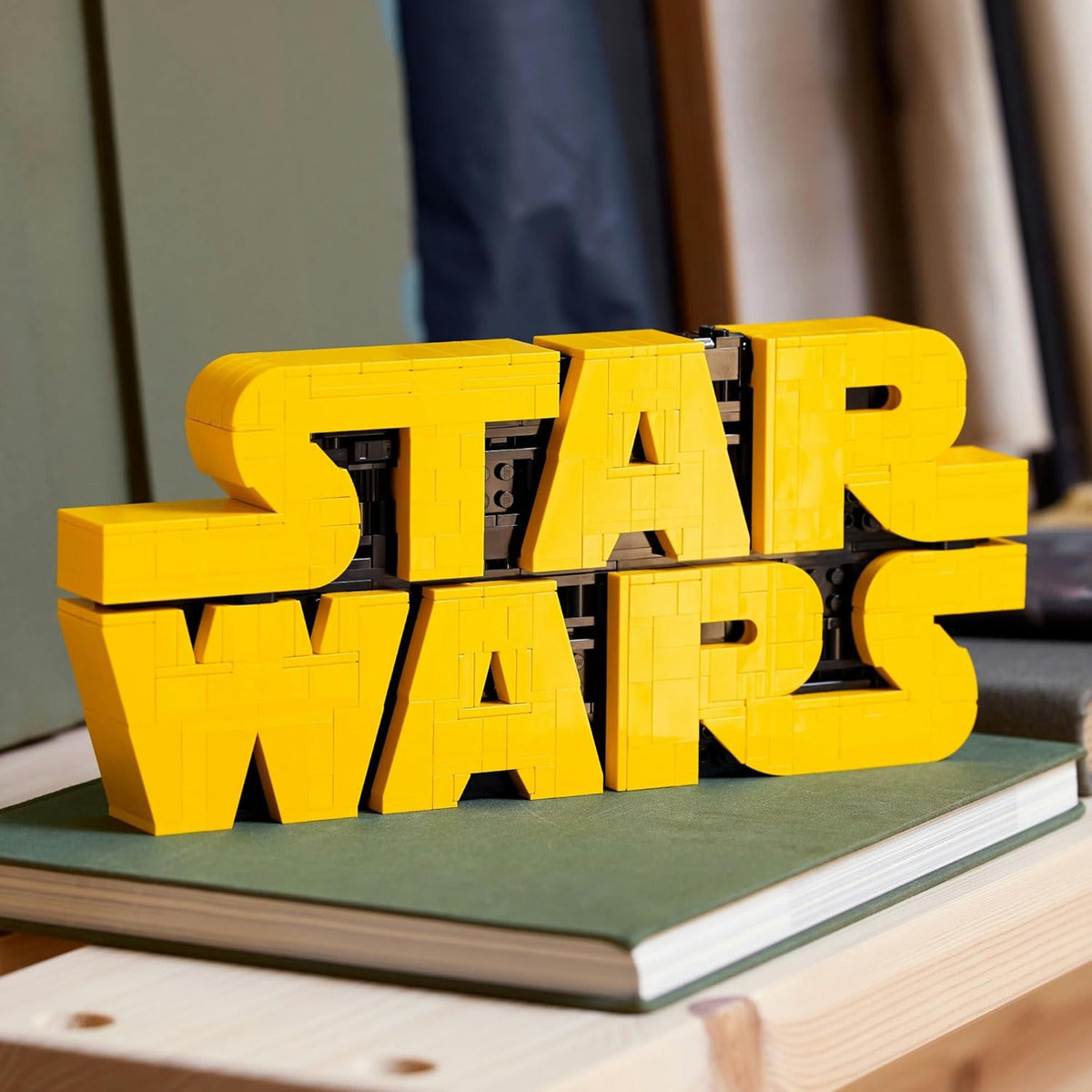 Lego Star Wars Logo De Star Wars Construido Con Ladrillo