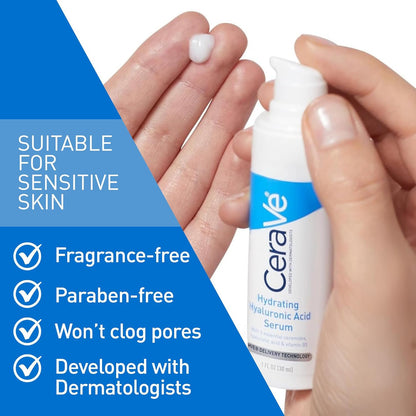 Cerave Suero De Ácido Hialurónico Para La Cara Con Vitamina