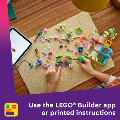 Lego Friends Cat - Juguete De Construcción De Casa De Árbol