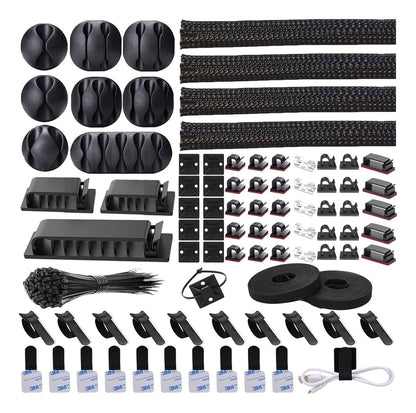 N Norocme Kit De Organización De Cables De 192 Piezas, 4