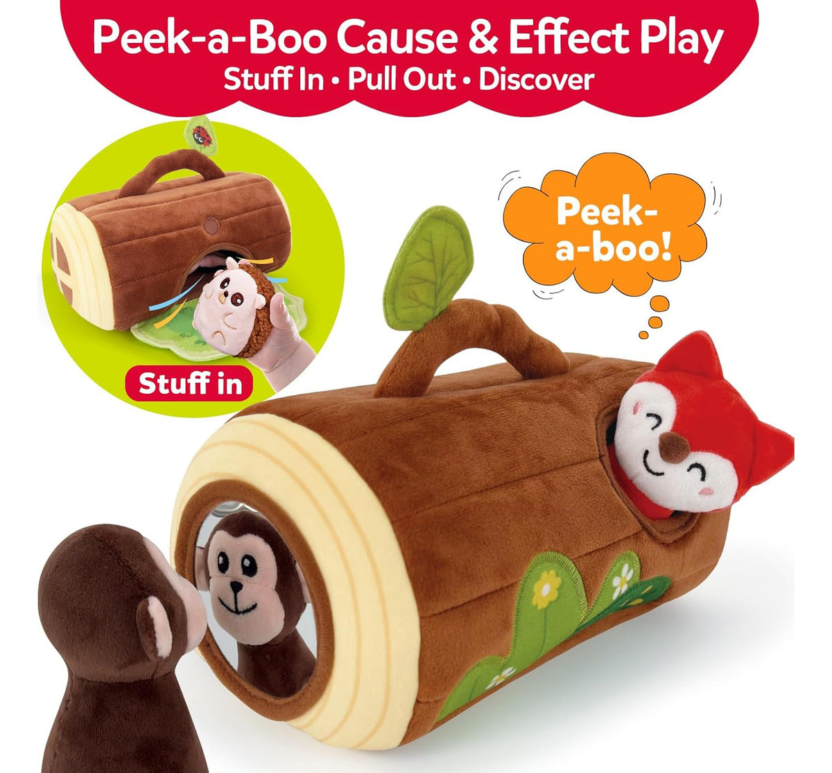 Juguetes Para Bebés De 6 A 12 Meses, Juego Sensorial De Pelu