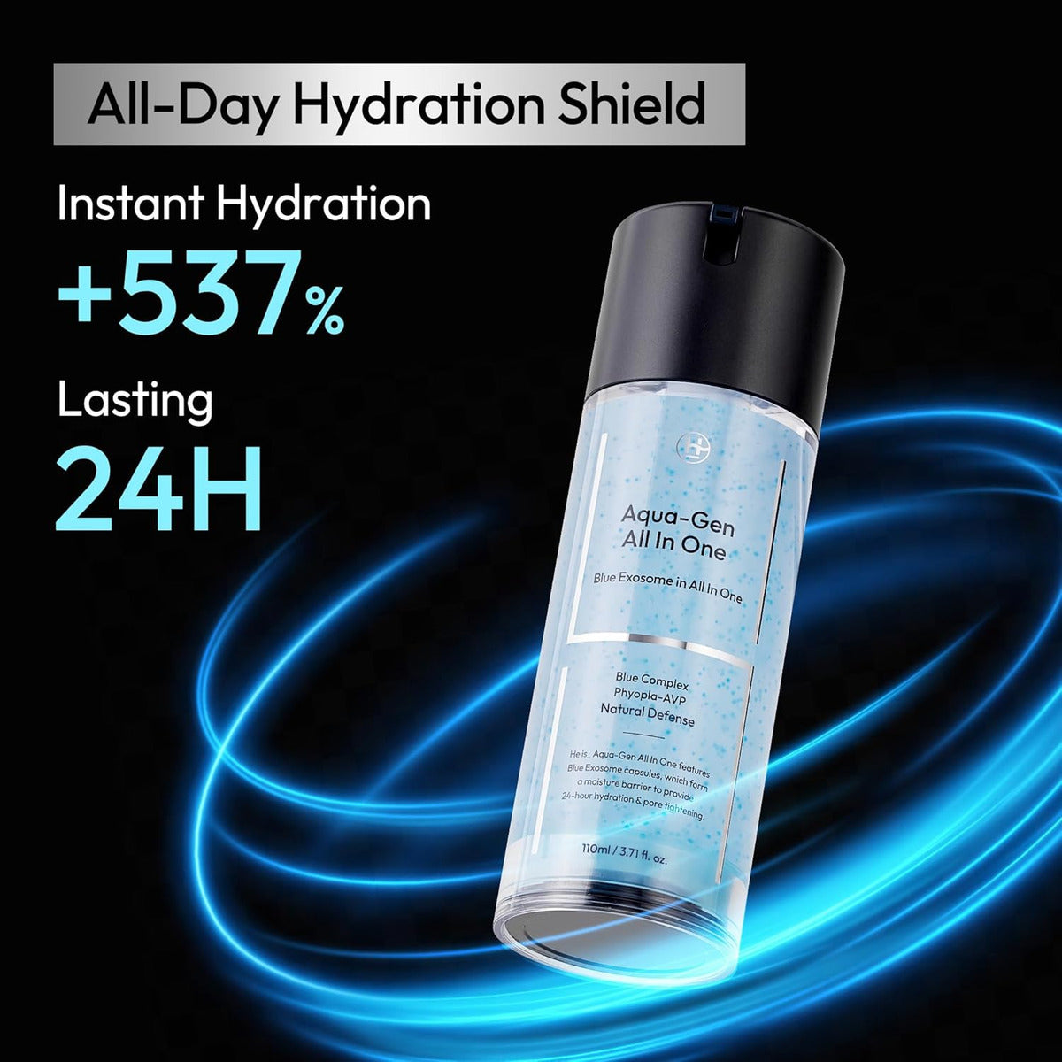 Aqua-gen All In One - Hidratante Facial Para Hombre, Crema