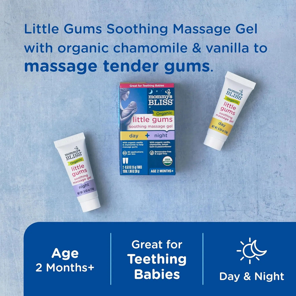 Mommy's Bliss Organic Little Gums - Gel De Masaje Calman
