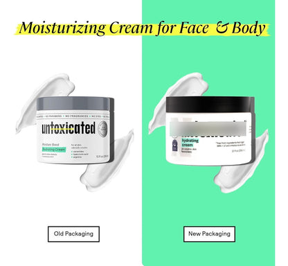 Untoxicated Crema Hidratante Facial Y Crema Corporal Para Pi