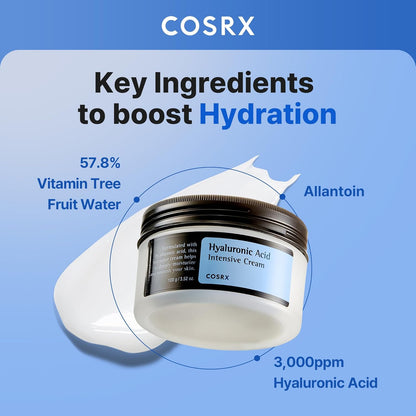 Cosrx Crema Hidratante De Ácido Hialurónico, Hidratación De
