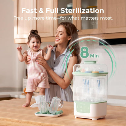 Momcozy Esterilizador Y Secadora De Biberones, Diseño Modu
