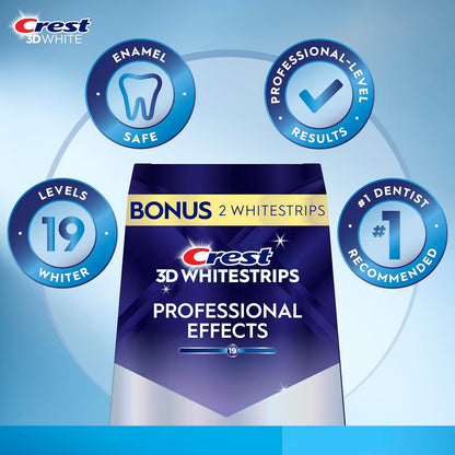 Crest Whitestrips En Blanco Y Tratamientos De 3d White Luxe