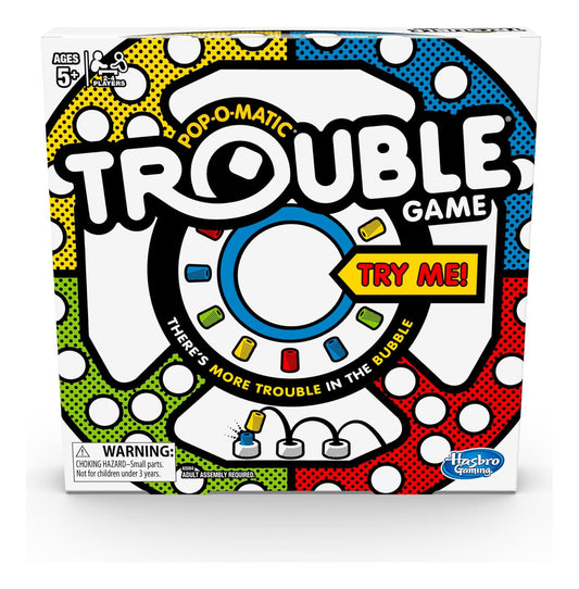 Hasbro Gaming Juego De Mesa Trouble Para Niños De 5 Años En