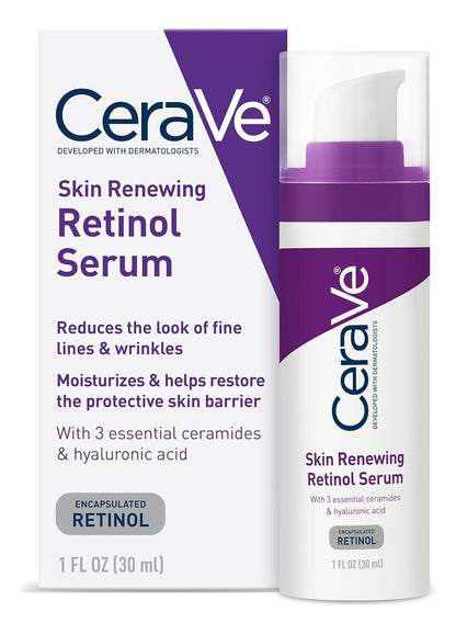 Cerave Suero De Retinol Antienvejecimiento Para Cara, Retino