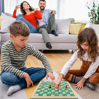 Juegoal Juego De Mesa De Madera 7 En 1 Para Niños Y Adultos,