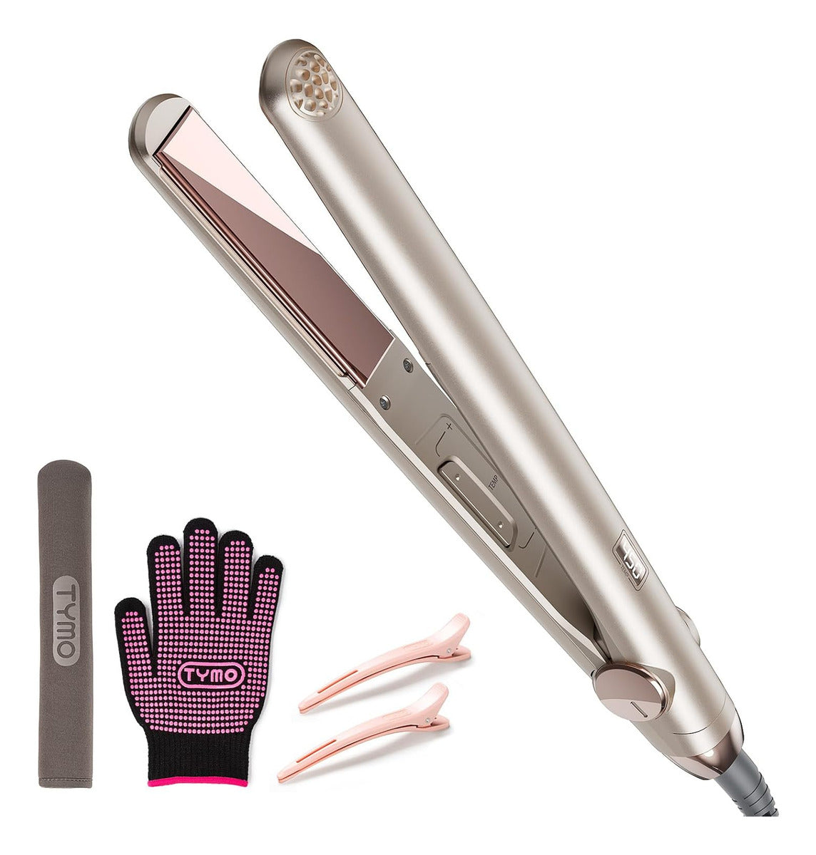 Tymo Plancha De Pelo De Titanio Para Mujer, Plancha Plana