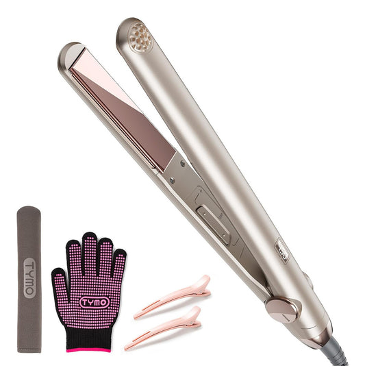 Tymo Plancha De Pelo De Titanio Para Mujer, Plancha Plana