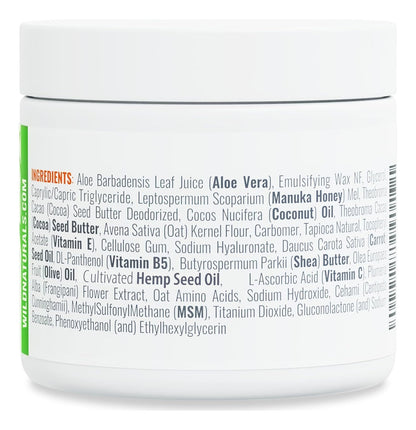 Wild Naturals Crema Facial De Miel De Manuka Para Piel Seca,