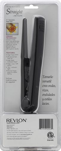 Plancha Para Cabello De Crámica De Tamaño Medio Revlon Rvst2