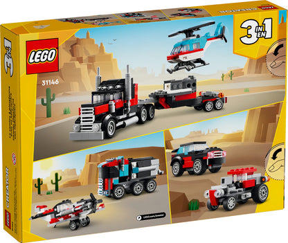 Set Lego Lego Creator 31146 Camión Plataforma 270 Pz