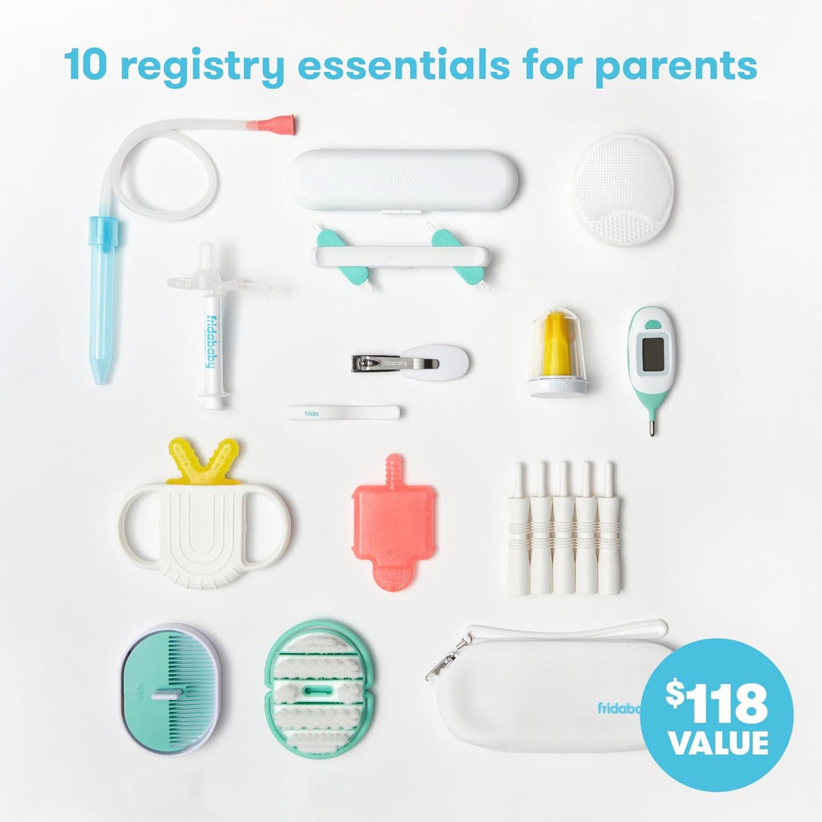 Frida Baby Ultimate Baby Kit, Juego De Regalo De 10 Piezas P